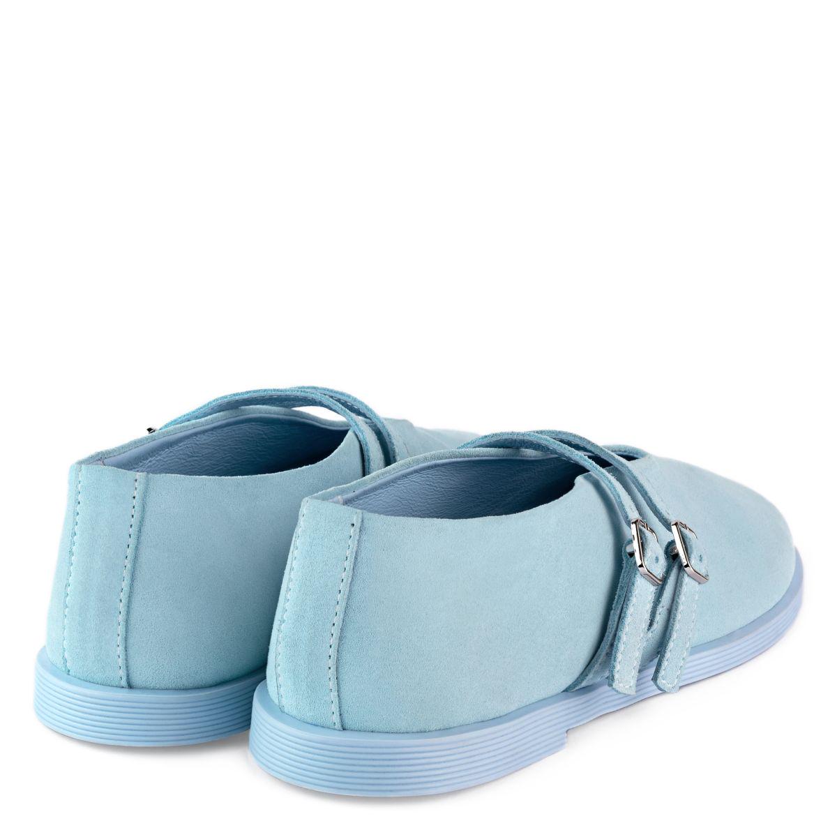 Балетки женские Oldcom Chloe р. 39 натуральная замша Голубой (2000000217475) - фото 6 Балетки женские Oldcom Chloe р. 39 натуральная замша Голубой (2000000217475) - фото 6