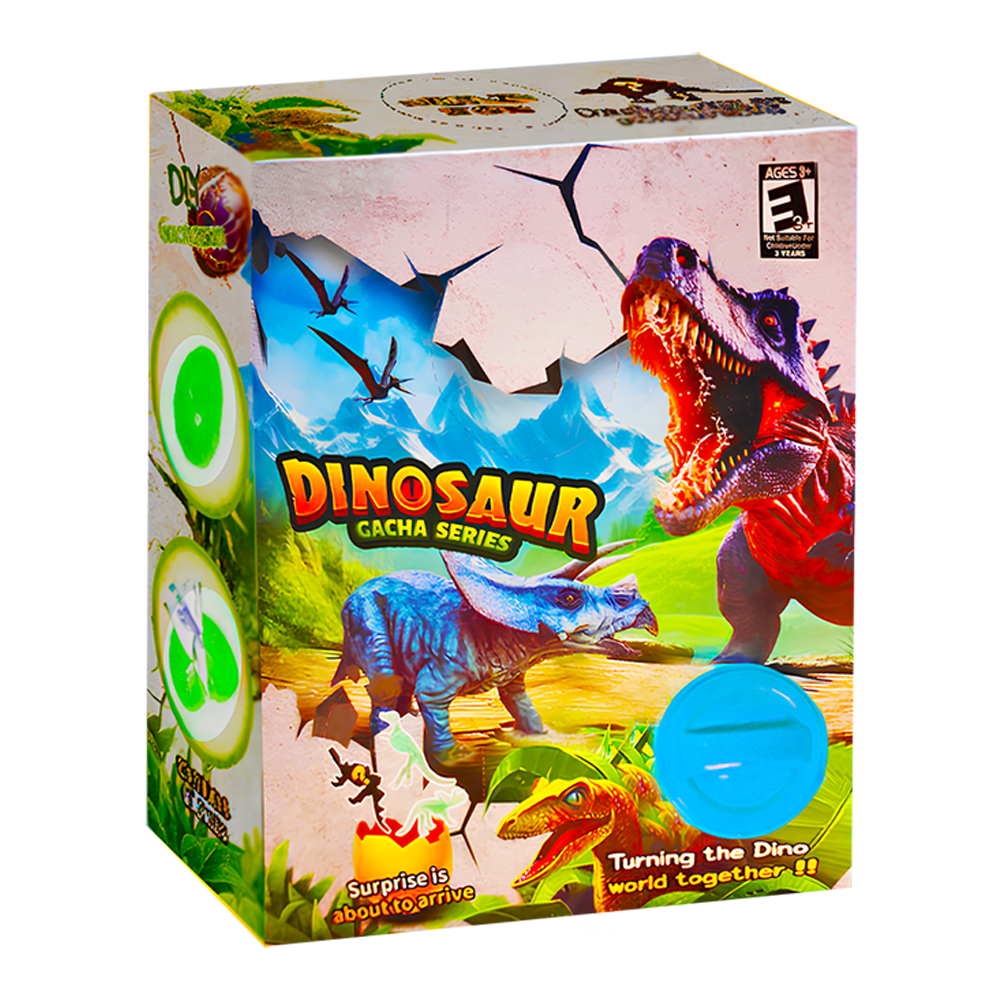 Автомат с яйцами-сюрпризами Dinosaur Gacha Series скелеты динозавров (Dino-5)