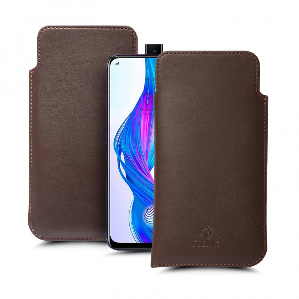 Футляр Stenk Elegance для Realme X Коричневий (66285)