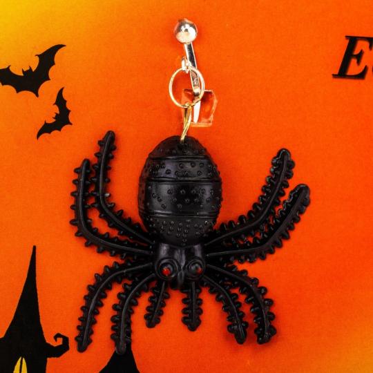 Серьги на Хэллоуин Elisey Halloween Пауки 5 см (9149-009) - фото 2