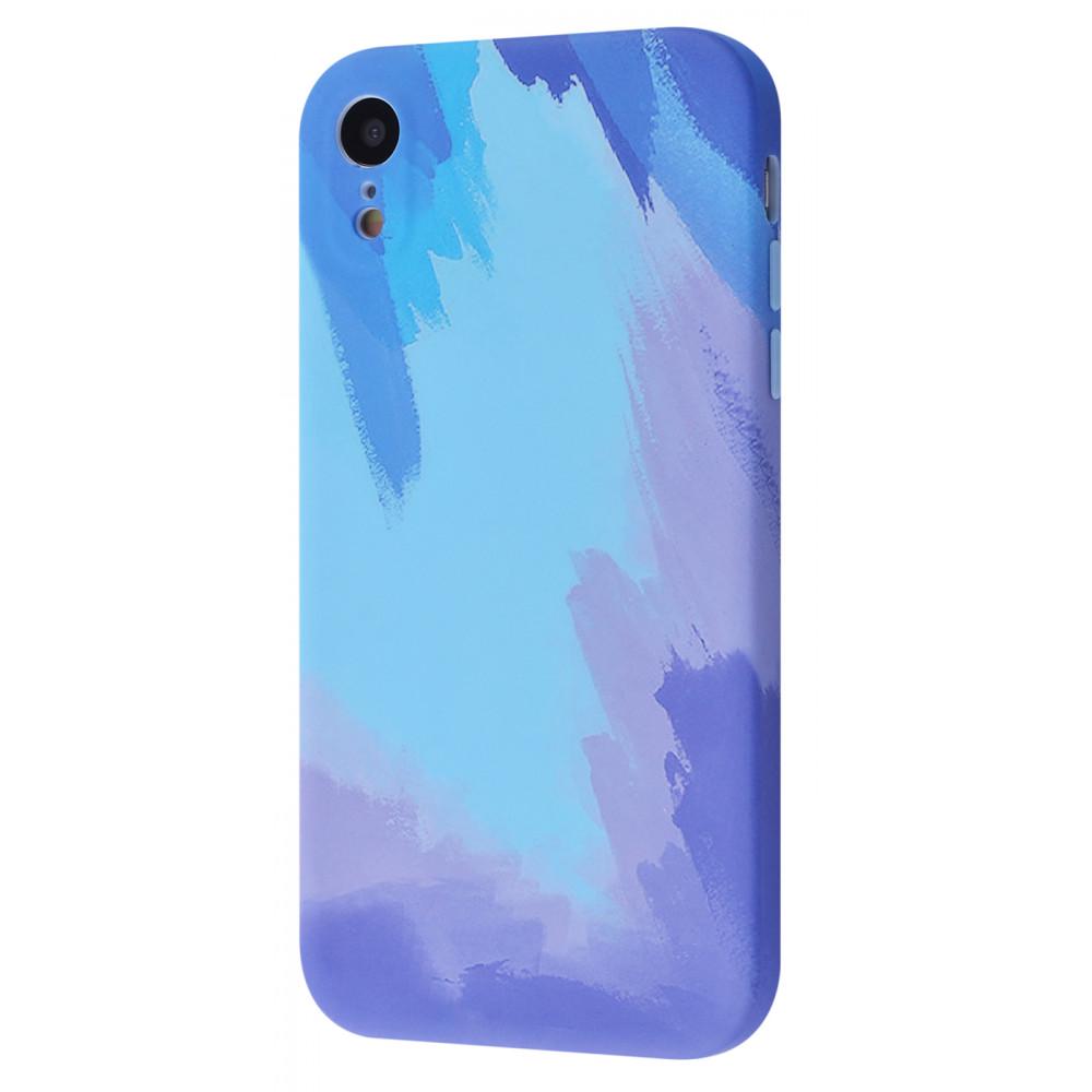 Чохол WAVE Watercolor Case TPU для iPhone XR Blue