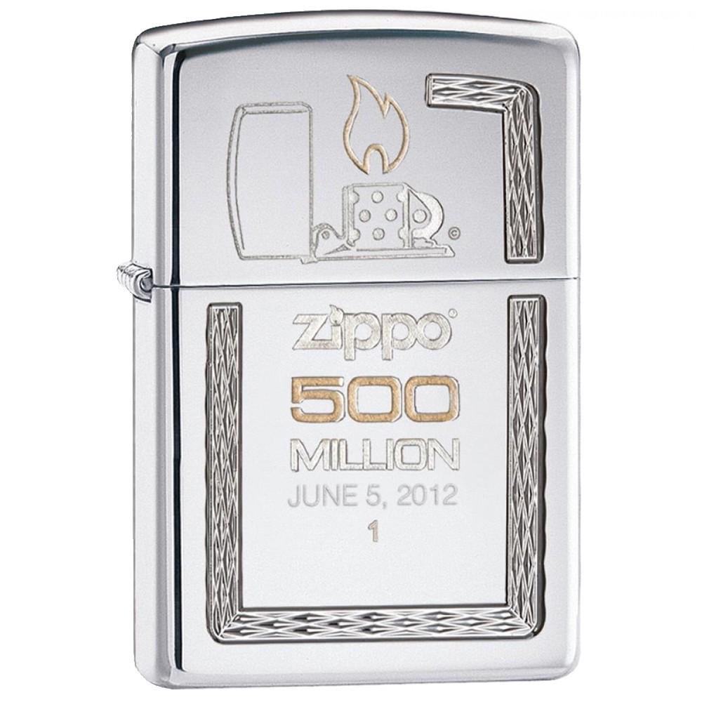 Зажигалка ZIPPO 500 Million Limited ED Armor High Polish Chrome 28413