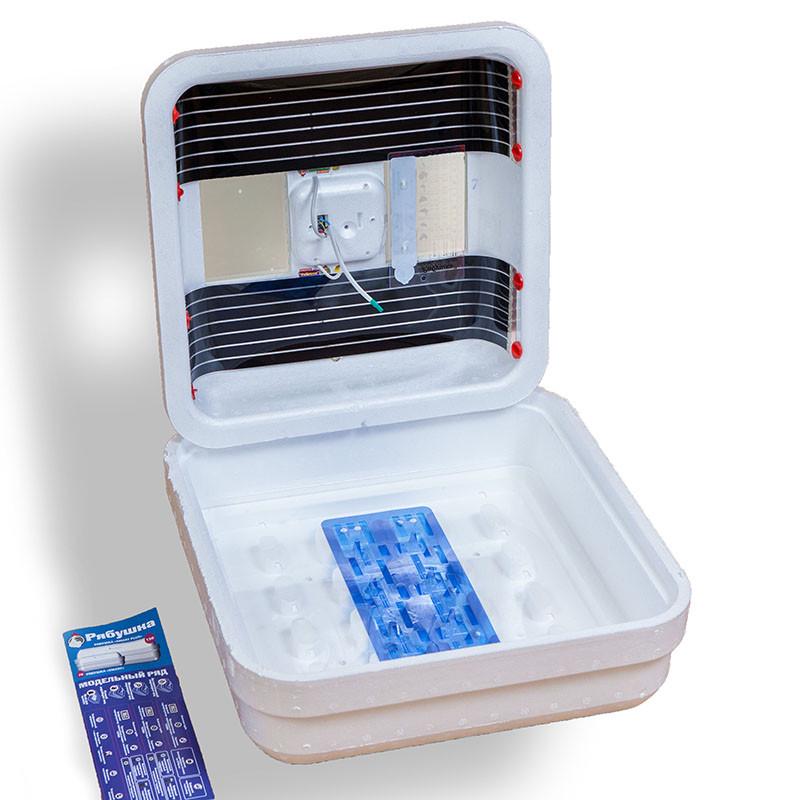 Інкубатор для яєць з ручним переворотом Рябушка Smart 70 з інфрачервоним нагрівом (3259)