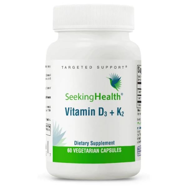 Мультивитамины Seeking Health Vitamin D3+K2 60 вег. капс. (000024819) Мультивитамины Seeking Health Vitamin D3+K2 60 вег. капс. (000024819)