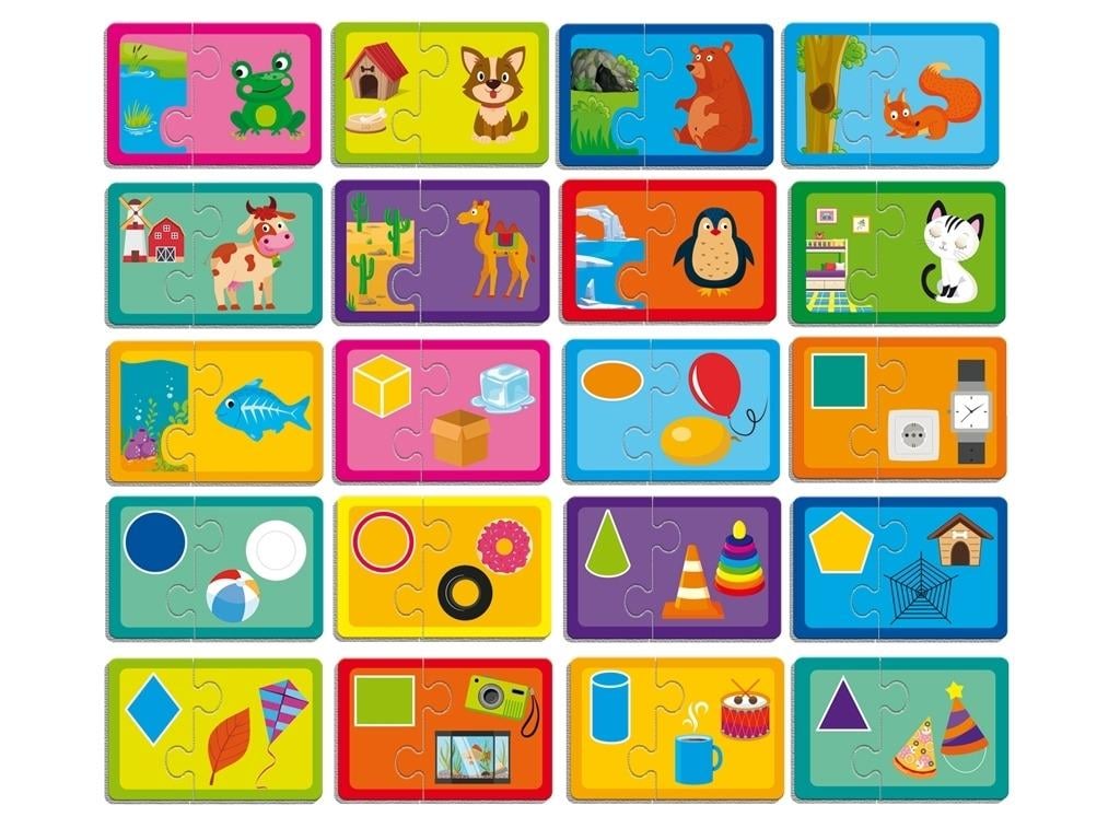 Пазлы найди пару Кто где живет? На что похоже? (VT5003-03) - фото 2