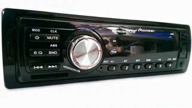Автомагнитола PIONEER 5983 МР3/WMA FM 1DIN RCA AUX USB SD/MMC с цветным LCD-дисплеем (opt-18471)
