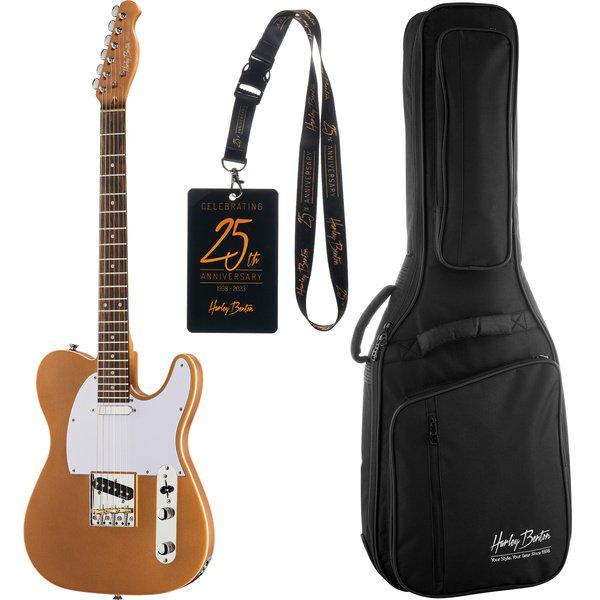 Електрогітара Harley Benton TE-25TH Firemist з чохлом (128120)
