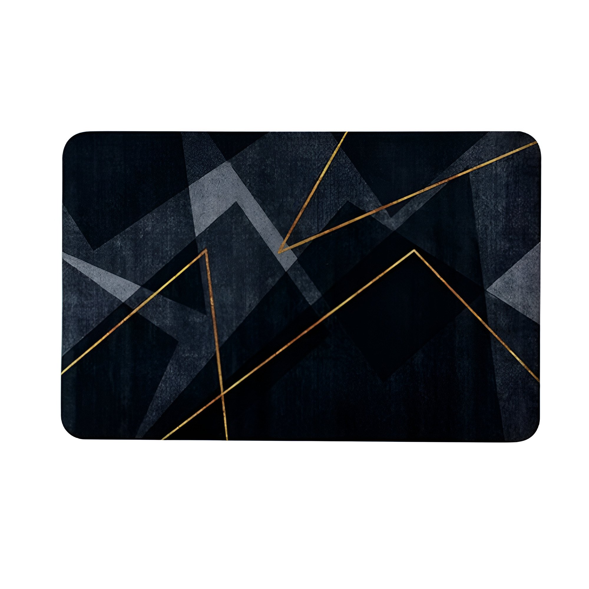 Коврик суперпоглощающий в ванну Stenson R94775-60 прямоугольный 40х60 см Черный (88247bf1)