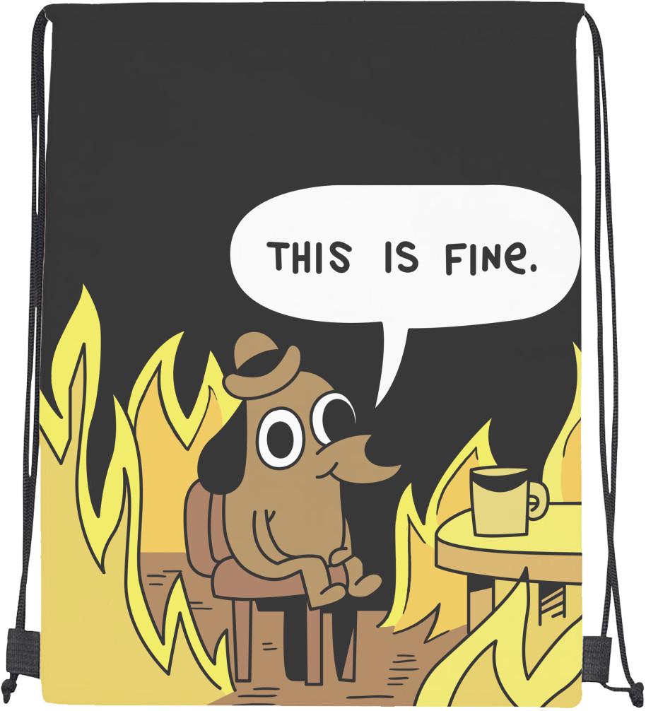 Мішок спортивний This Is Fine (20298380)