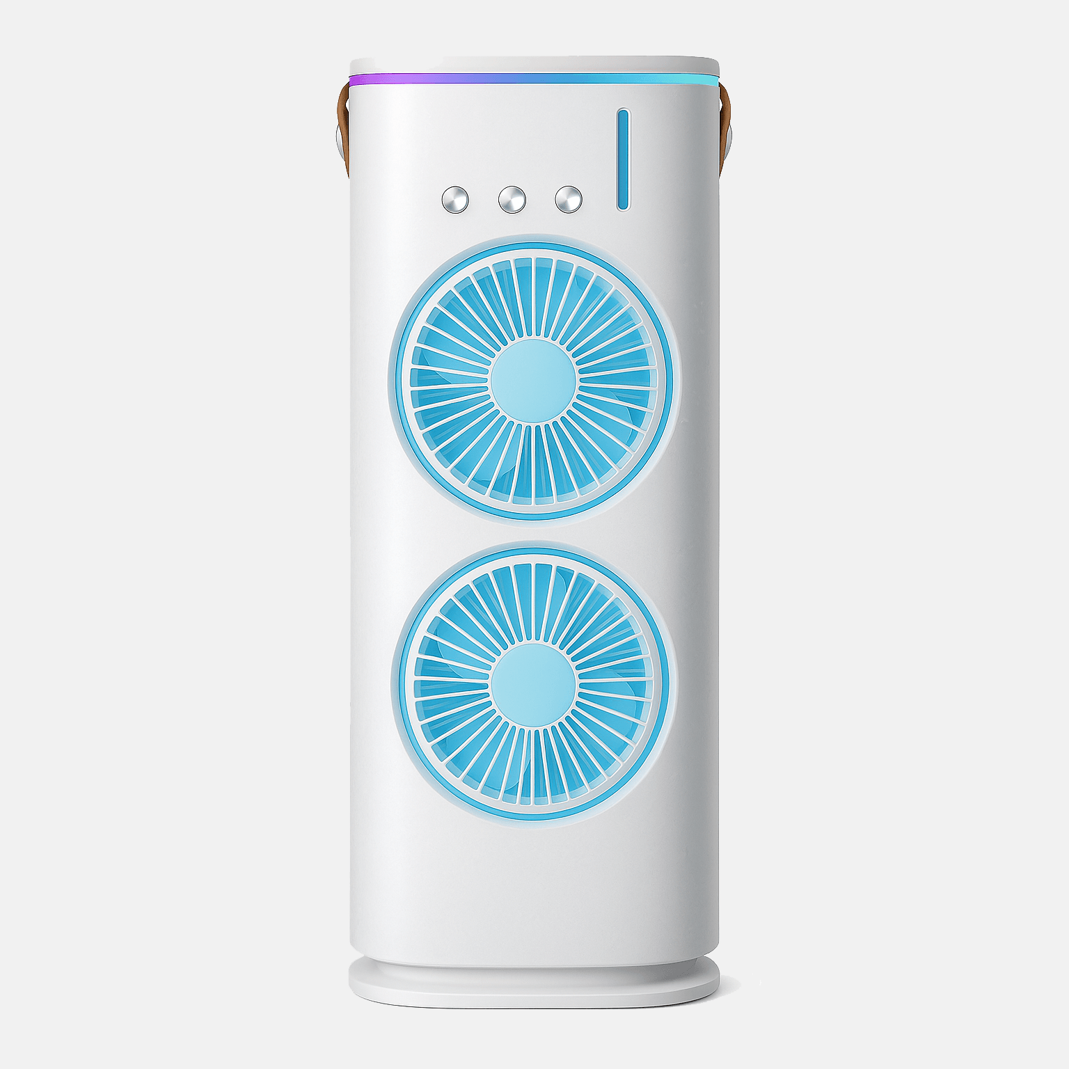 Вентилятор-кондиционер двойной аккумуляторный LED с распылителем водяного тумана и пультом Вентилятор-кондиционер двойной аккумуляторный LED с распылителем водяного тумана и пультом