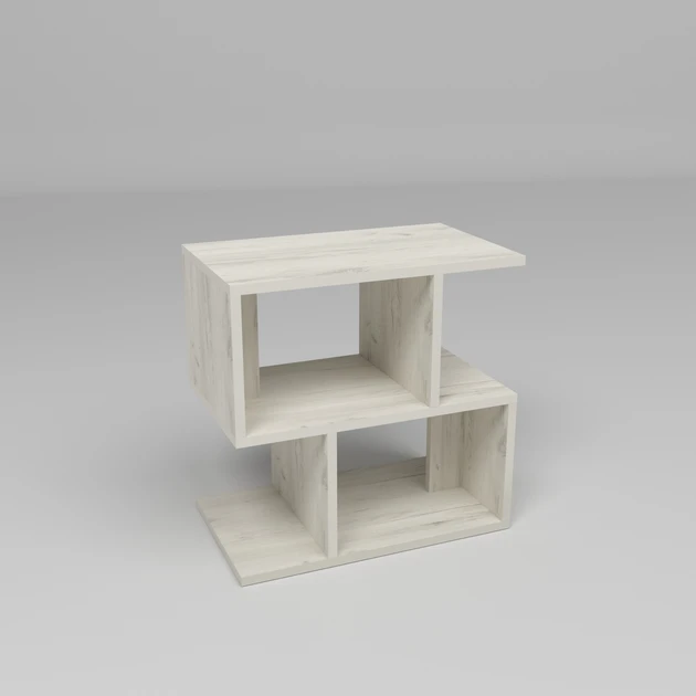 Тумба приліжкова Kontinent S-1 500х300х500 мм Дуб Крафт Білий (27427375) - фото 3