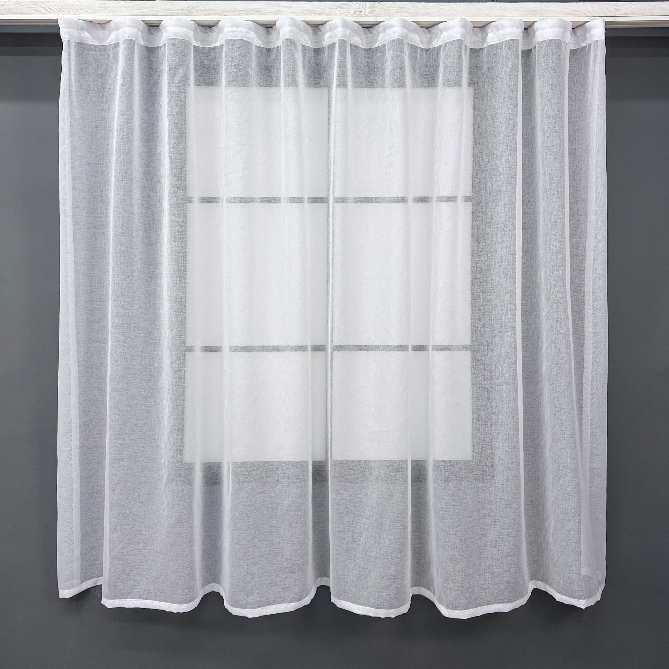 Тюль VR-Textil 1276т микро-лен 270х170 см Белый (43-171)