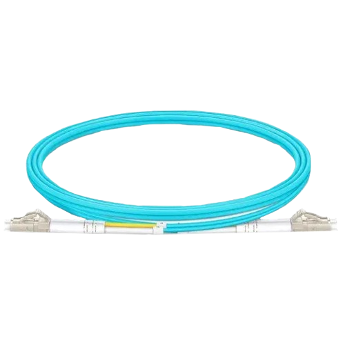 Патч-корд оптичний CMS G50-OM3 LC-LC Uniboot 2 м Duplex оболонка LSZH Блакитний (33088365)
