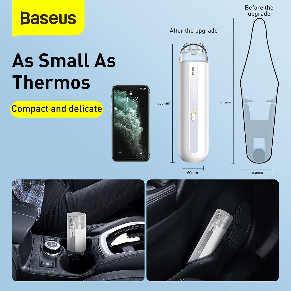 Автопылесос BASEUS A2 Car Vacuum Cleaner White (CRXCQA2) - фото 5