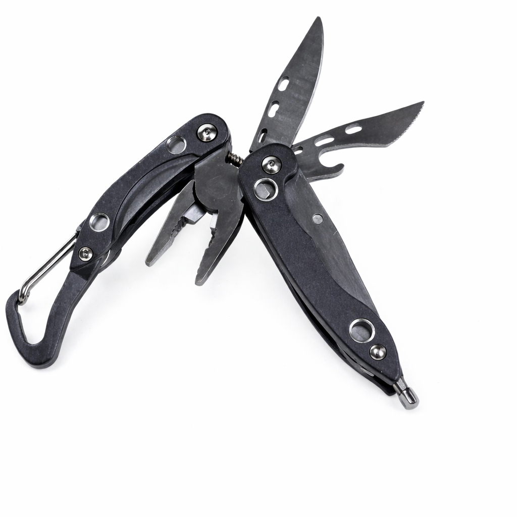 Мультитул складной туристический Traveler Deluxe MT 821 7в1 12 см Черный (31330565)