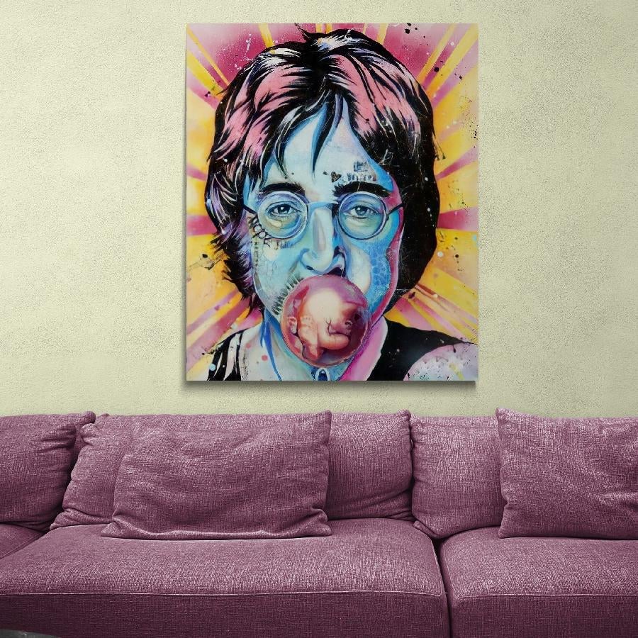 Репродукция картины Джон Ленон HolstPrint 60х90 см