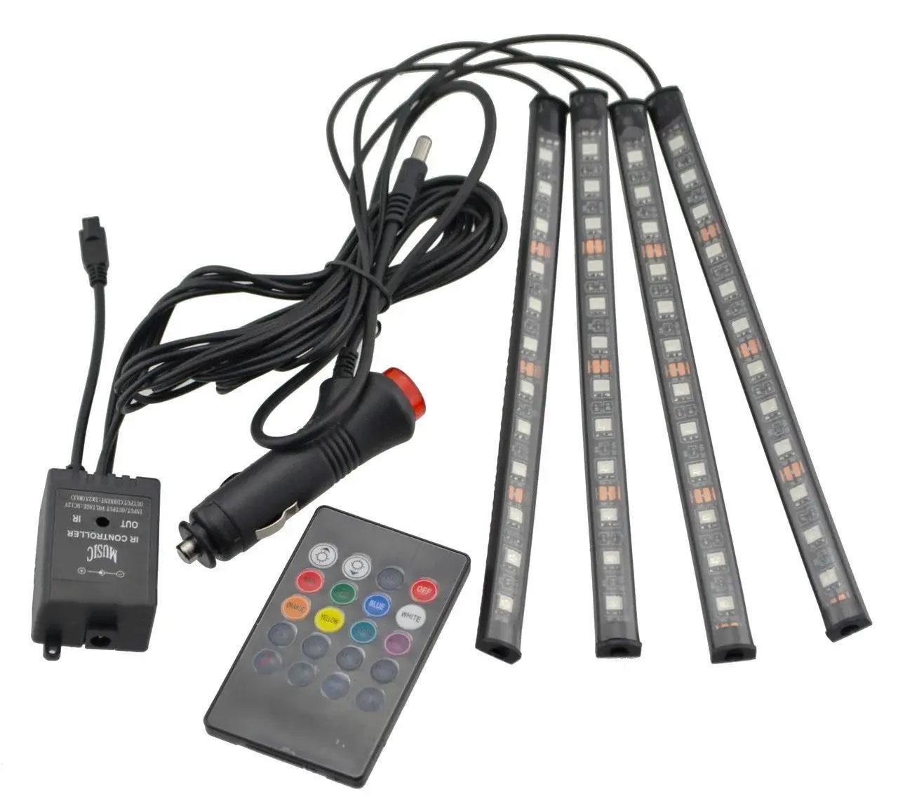 Підсвітка автомобільна AMBIENT HR-01678 LED RGB вологозахисна - фото 8