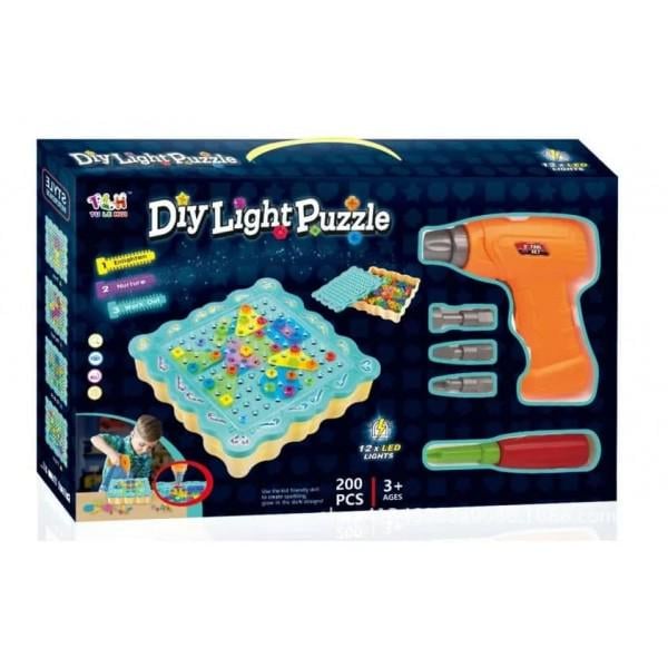 Конструктор для детей Tu Le Hui Diy Light Puzzle 12 LED TLH-19 (AR003741) Конструктор для детей Tu Le Hui Diy Light Puzzle 12 LED TLH-19 (AR003741)