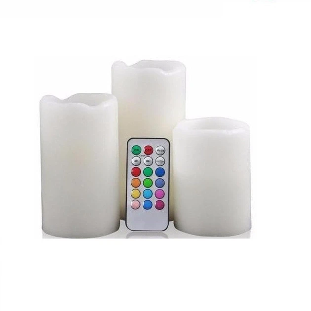 Ночник-свечи Luma Candles Color Changing LED 3 свечи с пультом Разноцветный (17945321) Ночник-свечи Luma Candles Color Changing LED 3 свечи с пультом Разноцветный (17945321)
