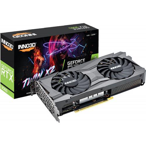 Видеокарта Inno3D GeForce RTX3060 Twin X2 8 Гб GDDR6 192 bit (N30602-08D6-11902130) - фото 9