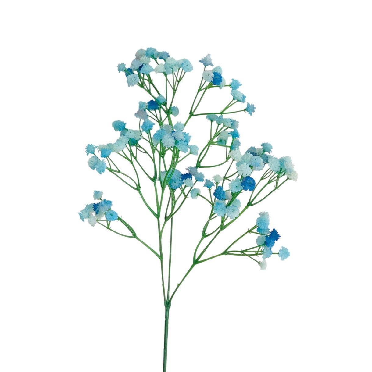 Искусственный гипсофил ветка латекс 62 см Голубой - фото 1 Искусственный гипсофил ветка латекс 62 см Голубой - фото 1