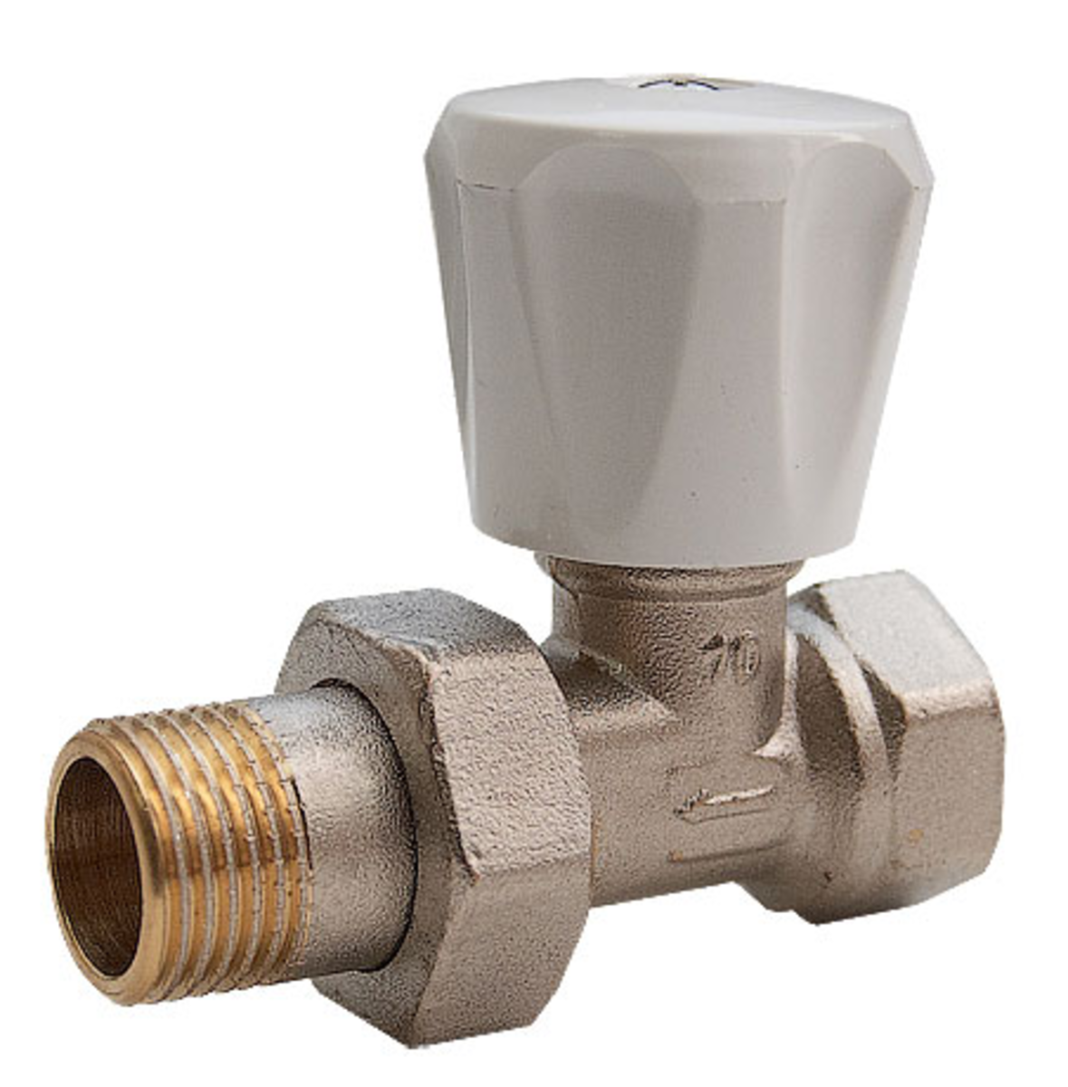 Кран прямой для радиатора FADO Srl ручной Кран прямой верхний 1/2" (KR03)