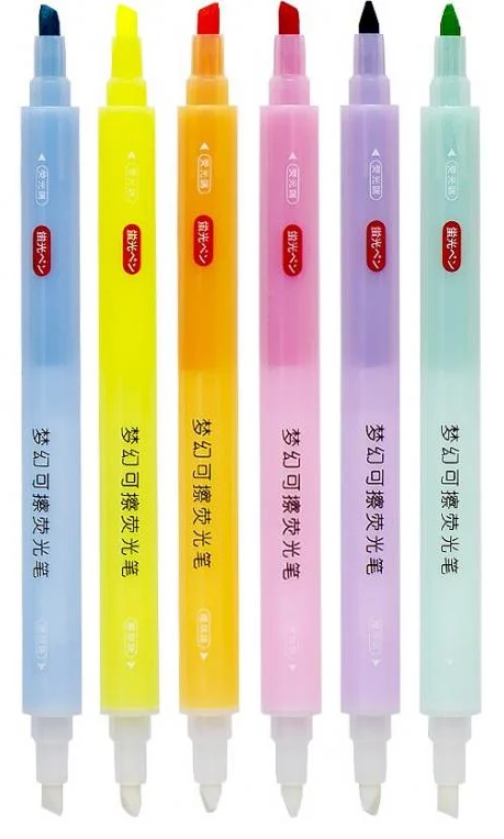 Набор фломастеров со стирочкой 6 шт. Multicolor (128116)