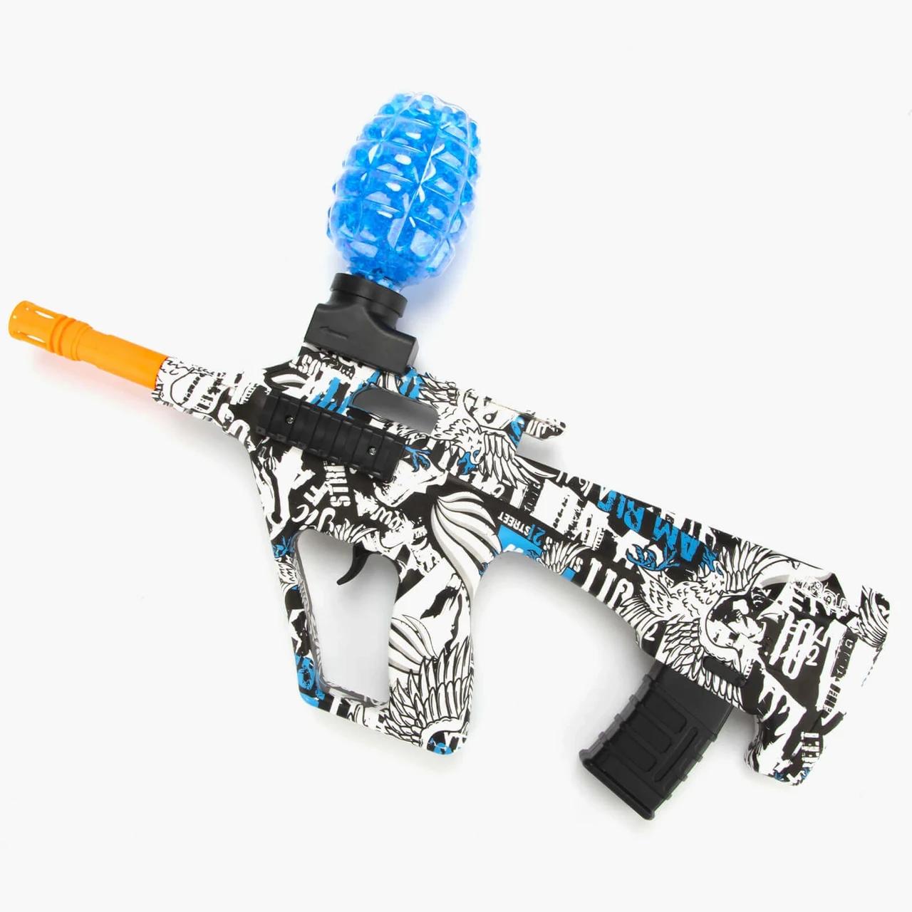 Игрушечный автомат AUG с аккумулятором/стреляет гелиевыми шариками орбизами 44 см (1937958644)