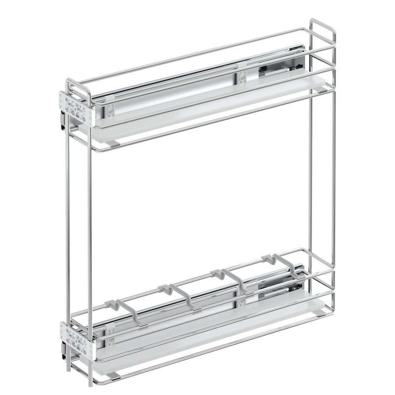 Карго Starax на 2 полиці праве з напрямними часткового висування Blum 3/4 150 мм Хром (S-2209) - фото 3