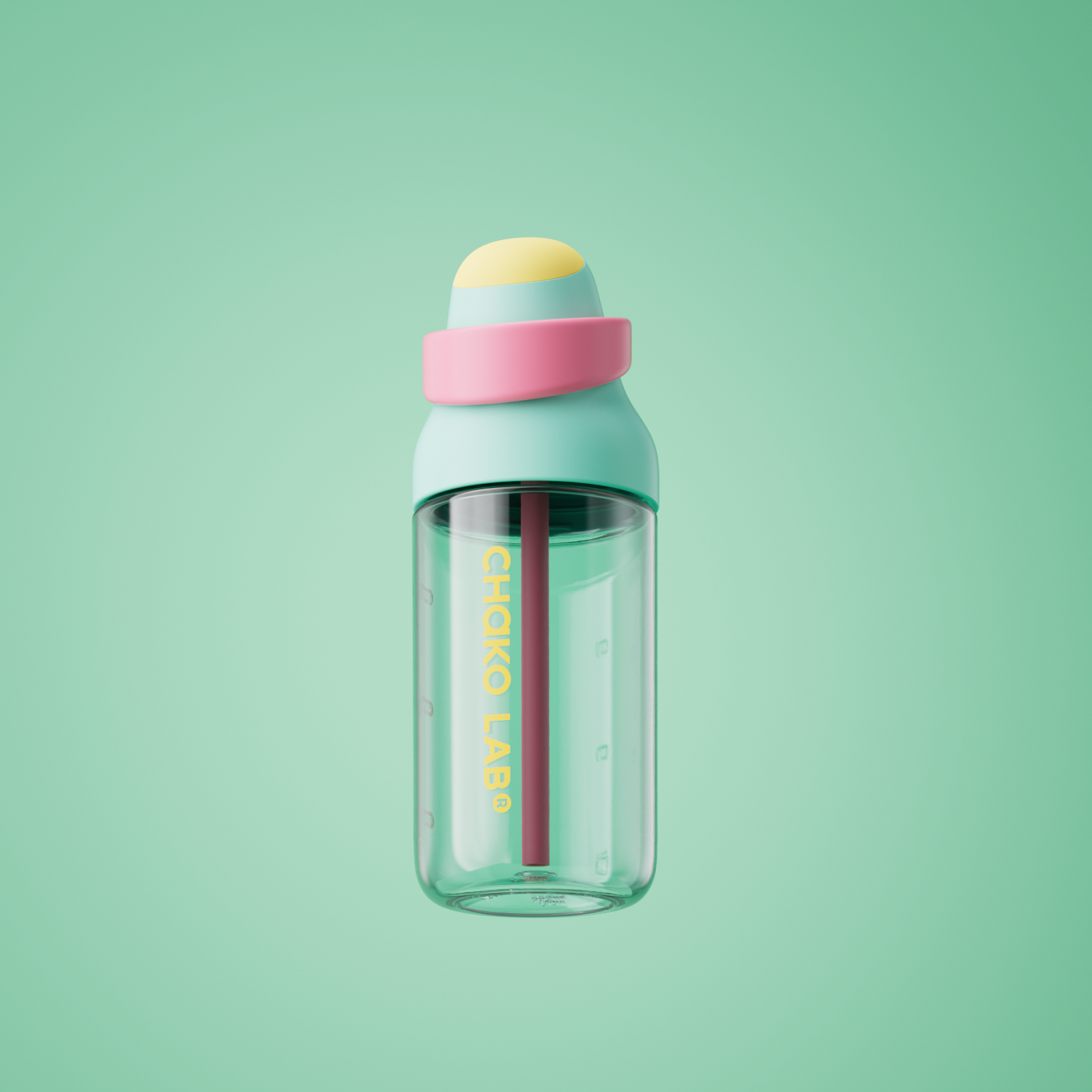 Бутылка для воды Chako Lab KaDa Bottle Mint 550 мл Мятный (68032341803229)