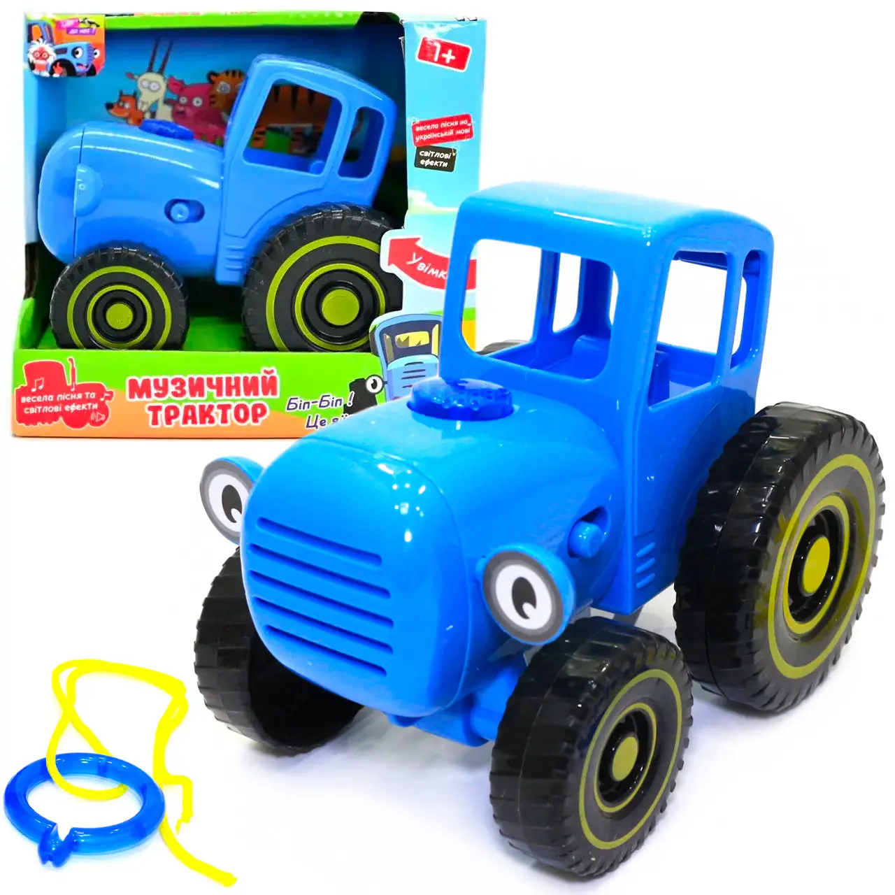 Іграшкова техніка TK Group Трактор музичний зі світлом та звуком/інтерактивний Синій (30101104) - фото 3 Іграшкова техніка TK Group Трактор музичний зі світлом та звуком/інтерактивний Синій (30101104) - фото 3