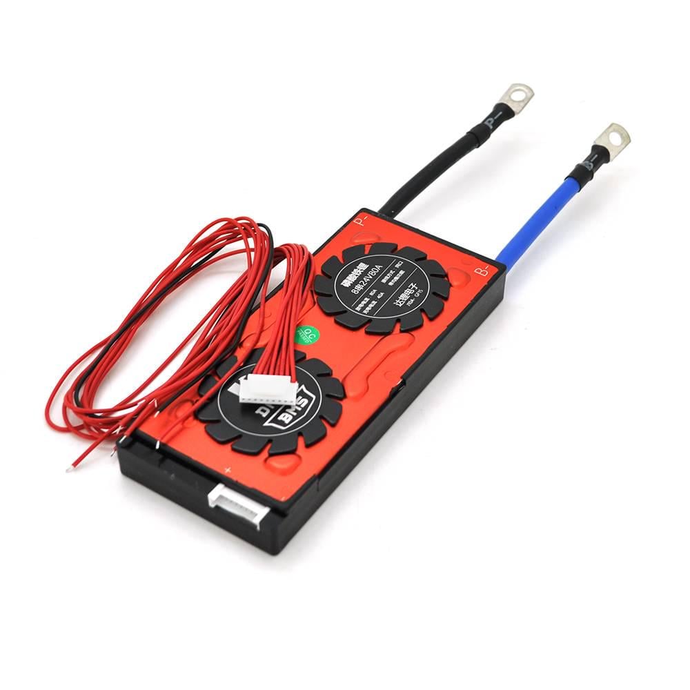 Плата BMS DaLy LiFePO4 24V 8S 80A (32049)