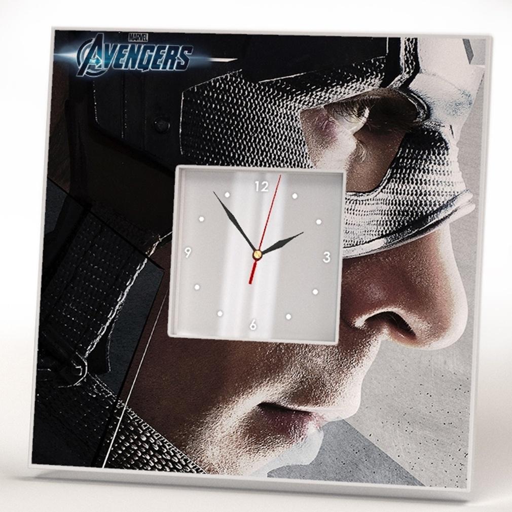 Часы настенные Капитан Америка 260x260 мм (C00856)