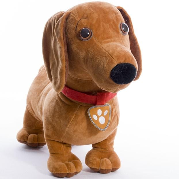 Мягкая игрушка щенок такса музыкальный (00112-110)