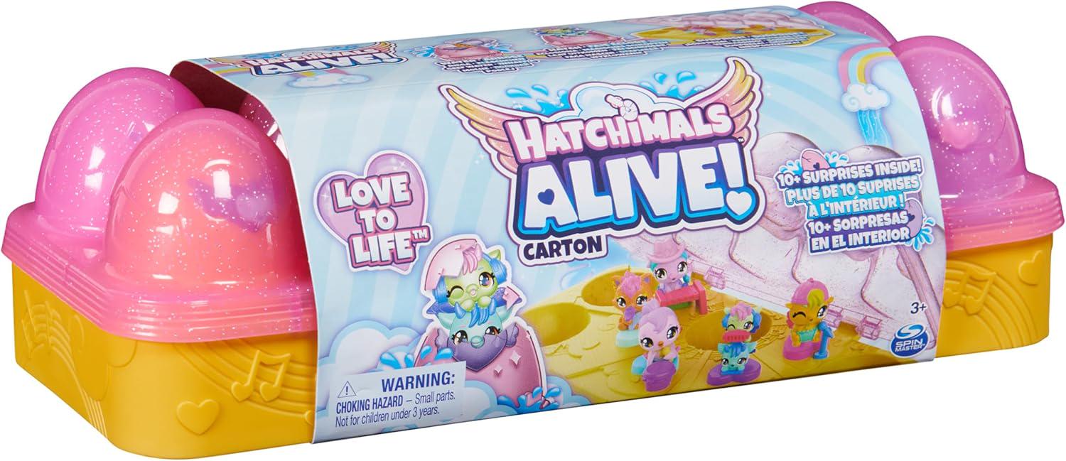 Дитячий ігровий набір Hatchimals Alive Pink and Yellow Egg Carton (31111601)