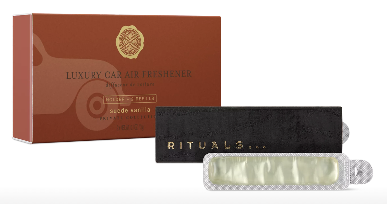 Ароматизатор для автомобіля Rituals Private Collection Suede Vanilla Car Air Freshener фіксатор/2 змінні картриджі