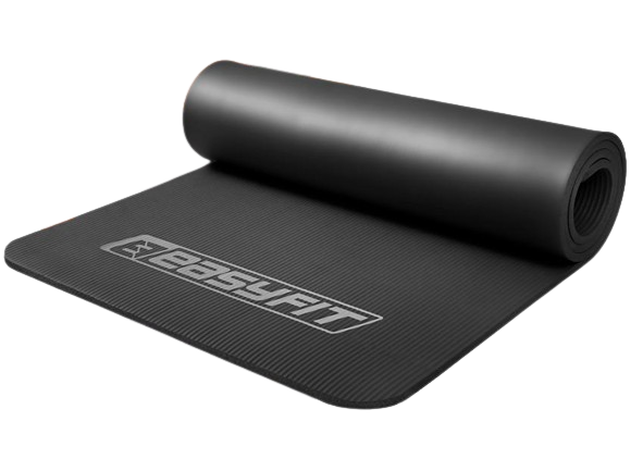 Коврик для фитнеса и йоги EasyFit NBR 10 мм Черный (EF-1919-BK)