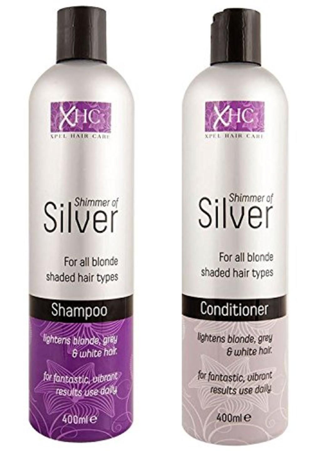 Набір для світлого волосся Xpel Shimmer of Silver 400 мл + 400 мл (E-00208N) - фото 1