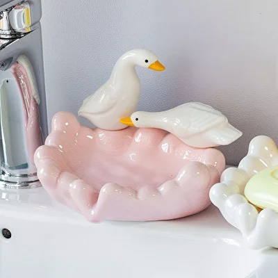 Мыльница с двумя Q00586 Гусаками 15,3х11,5х12 см - фото 5 Мыльница с двумя Q00586 Гусаками 15,3х11,5х12 см - фото 5