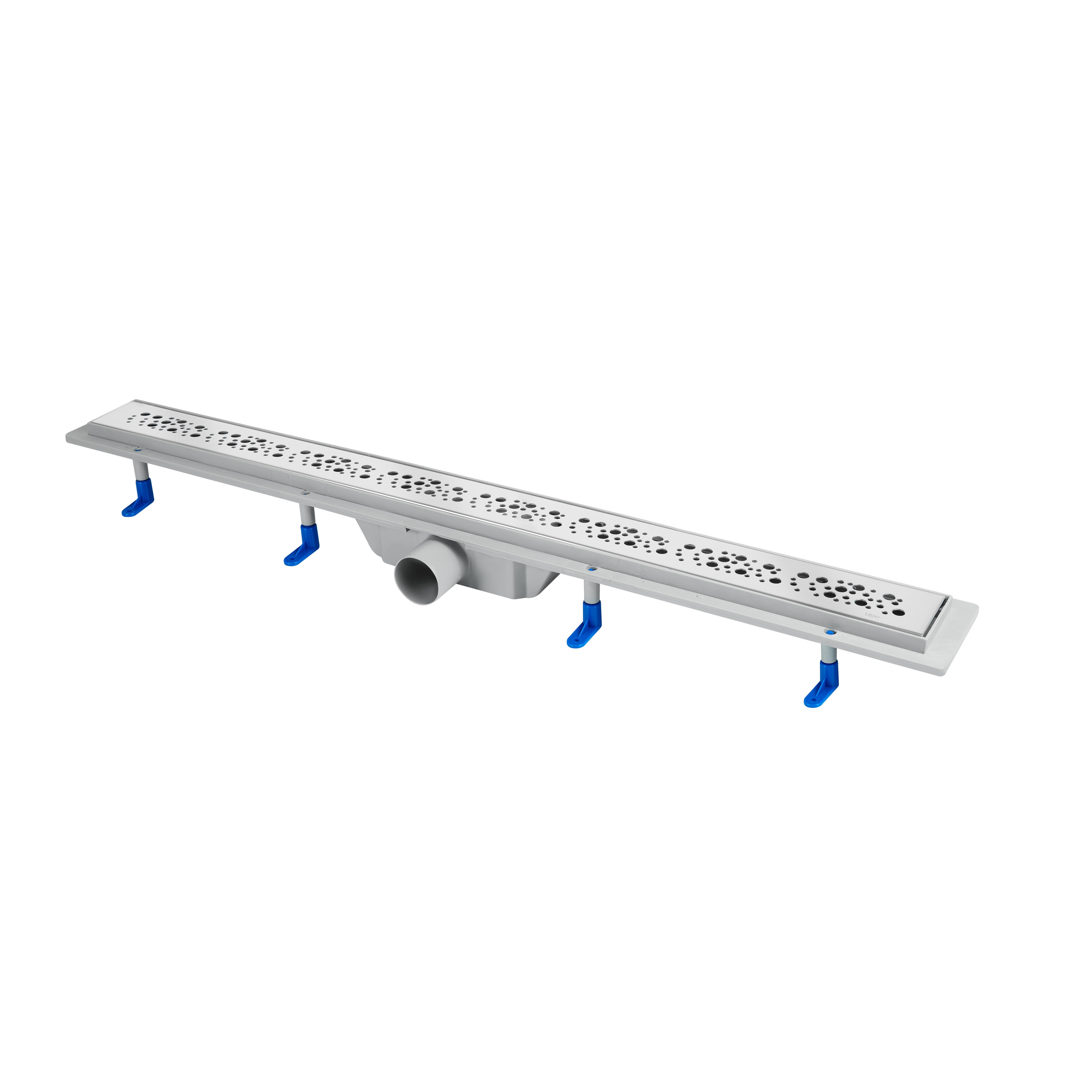 Трап Qtap Dry FC304-800 линейный с сухим затвором и нержавеющей решеткой 800х73 мм