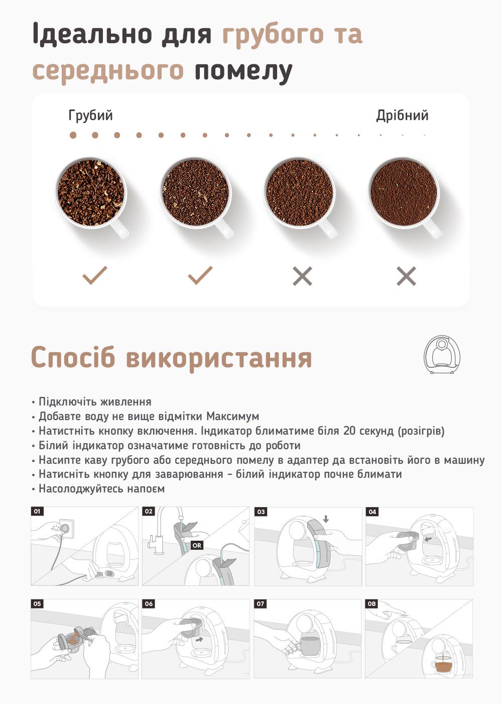 Кавомашина iCafilas MiniQ Coffee Machine (1888a854) - фото 5