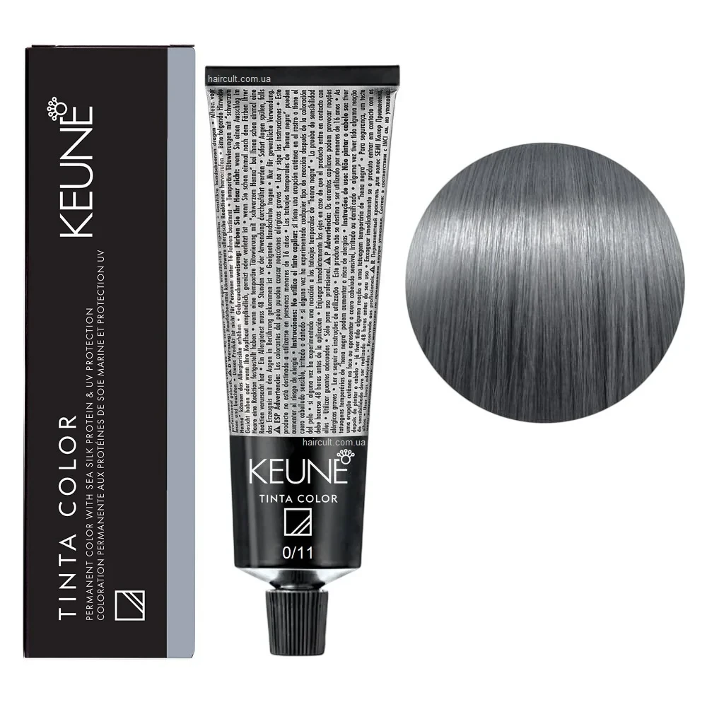 Краска для волос стойкая Keune Tinta Color 0.11 Ash Blue 60 мл Краска для волос стойкая Keune Tinta Color 0.11 Ash Blue 60 мл