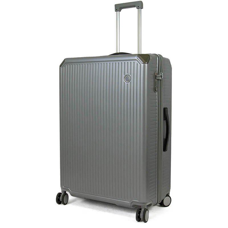 Чемодан на 4 колесах Echolac Shogun L 107 л Smoked Pearl Grey (EcPC148-401-09)