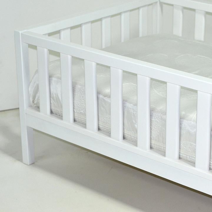 Кровать детская Злата со съемным бортиком 80x190 см Белый - фото 2 Кровать детская Злата со съемным бортиком 80x190 см Белый - фото 2