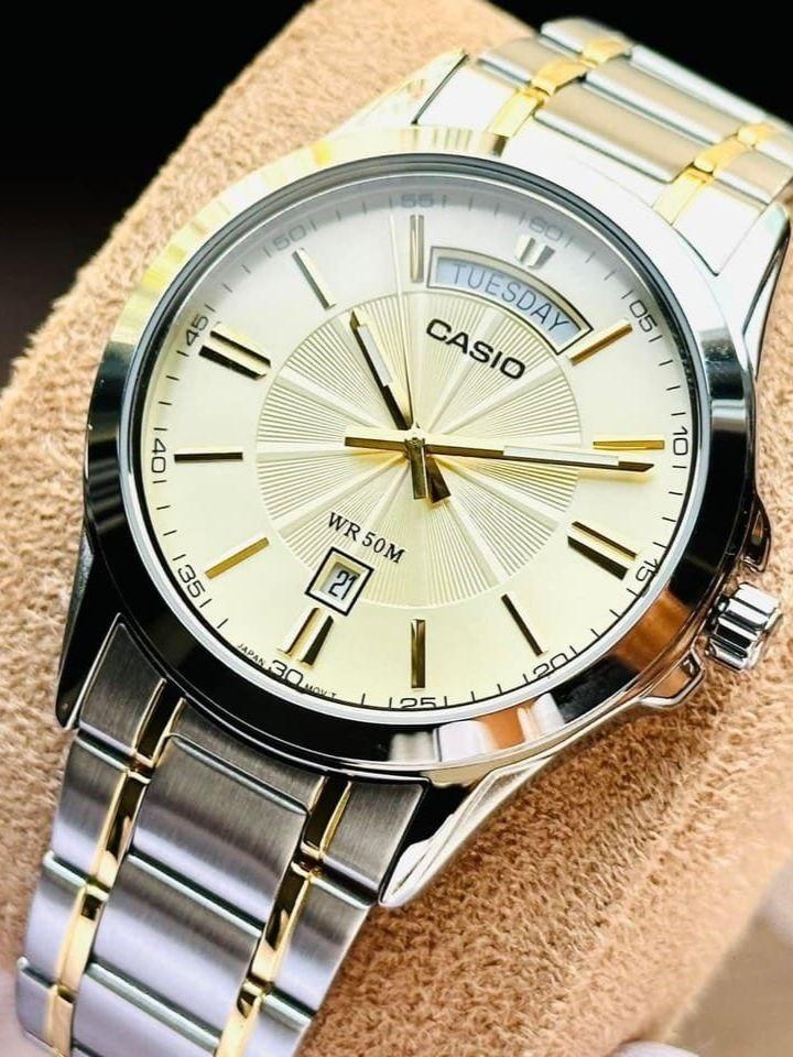 Наручные часы мужские Casio MTP-1381G-9A Timeless Collection Золотой (2694729846)