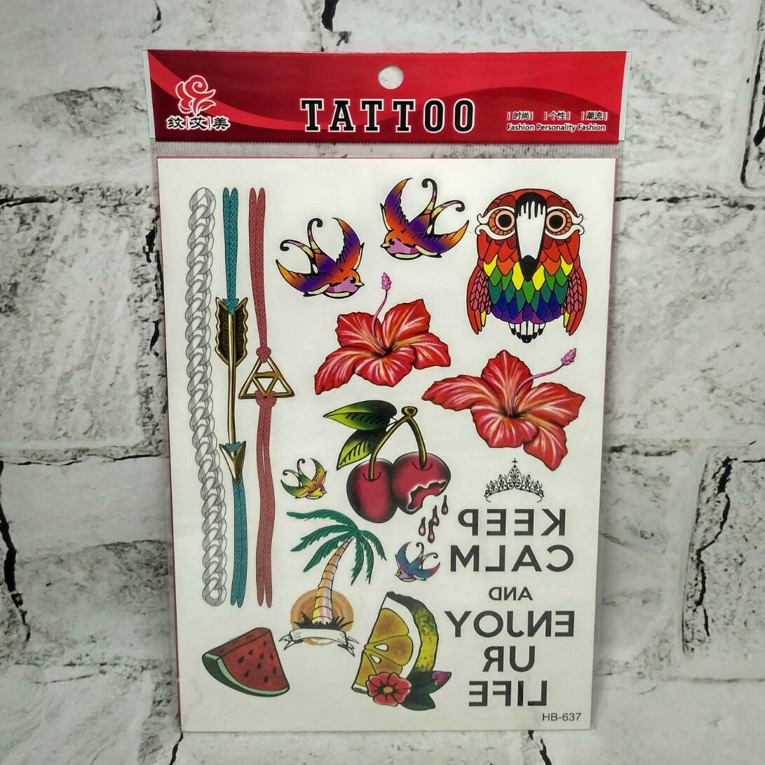 Временные тату Микс (HB-637)