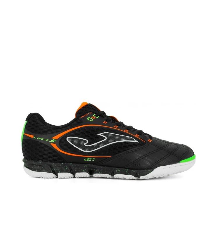 Футзалки Joma LIGW2201IN Liga-5 2201 р. 44 Black Indoor - фото 1