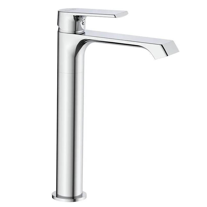 Змішувач для умивальника Frap F1071-2 високий одноважільний Хром (173482) Змішувач для умивальника Frap F1071-2 високий одноважільний Хром (173482)