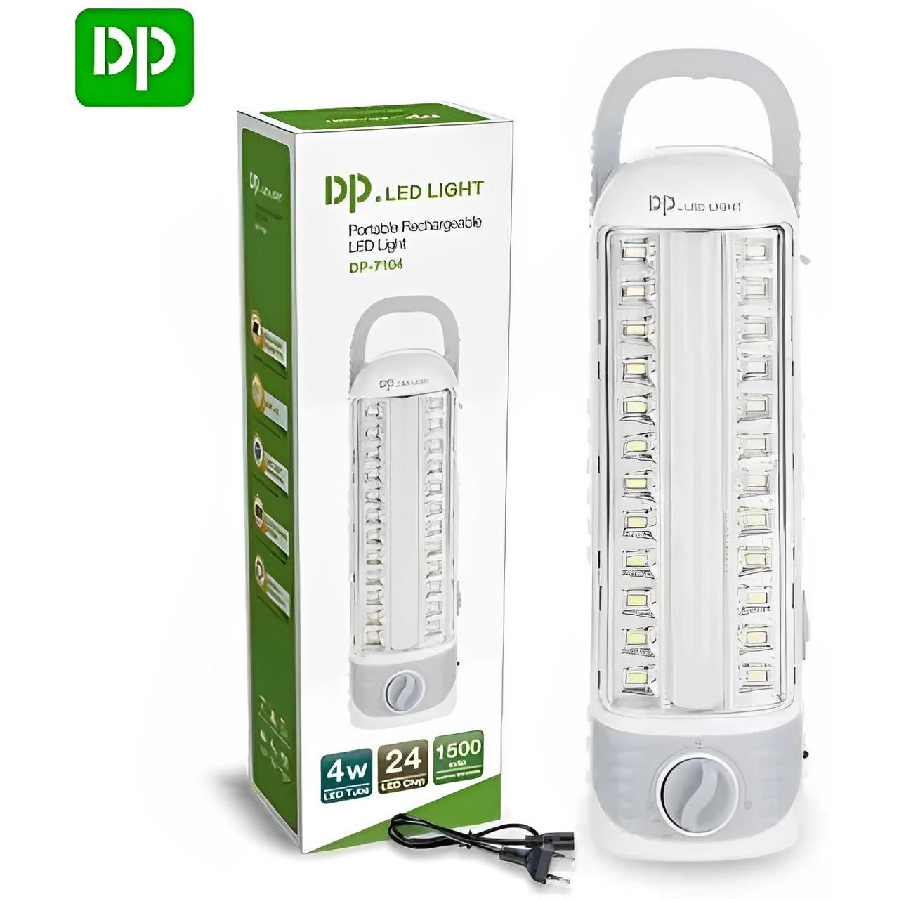 Ліхтар акумуляторний DP-7104 LED 4+2.4 W 1500 mAh - фото 3