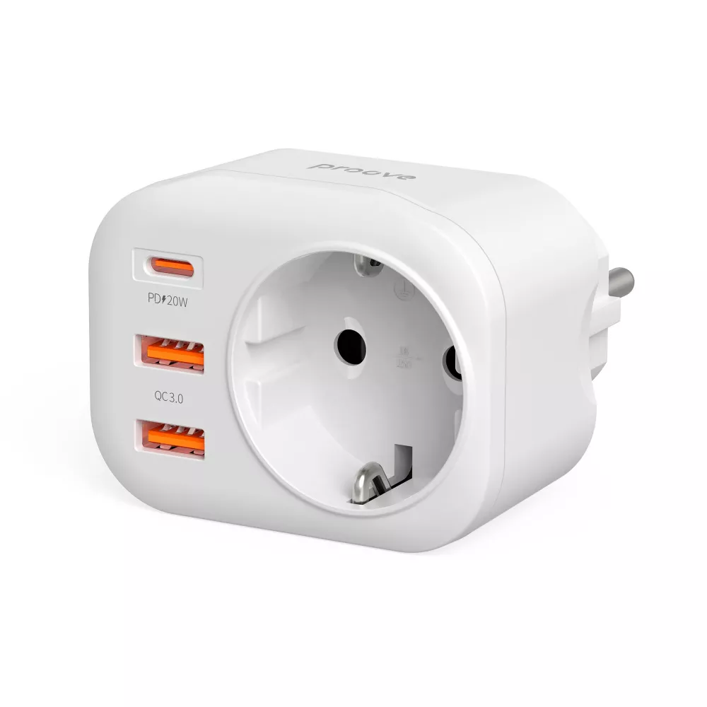 Розетка Proove Multifunctional Socket PD-01 EU 1AC White (14079645) - фото 3